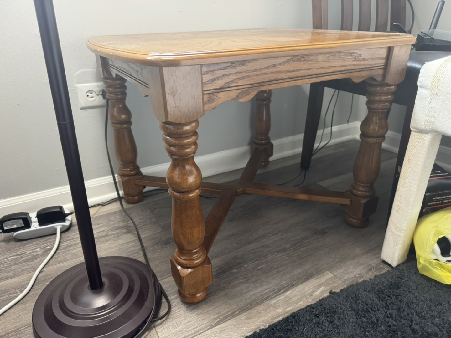 Wooden End Table - photo 5