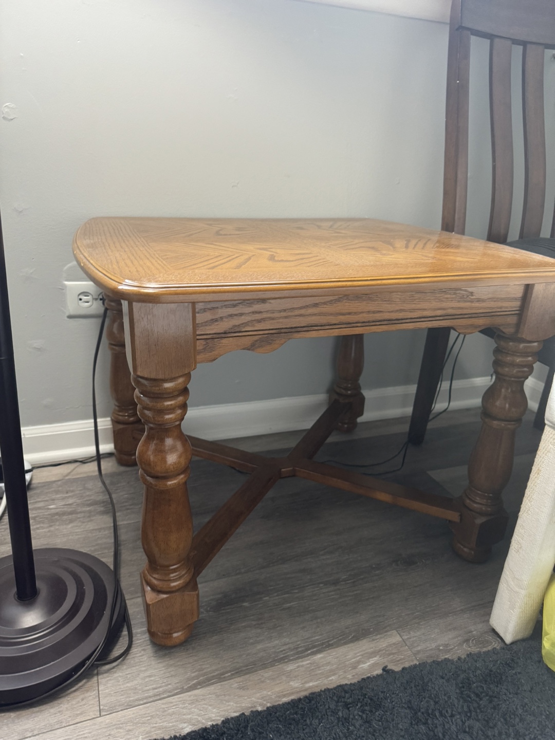 Wooden End Table - photo 3