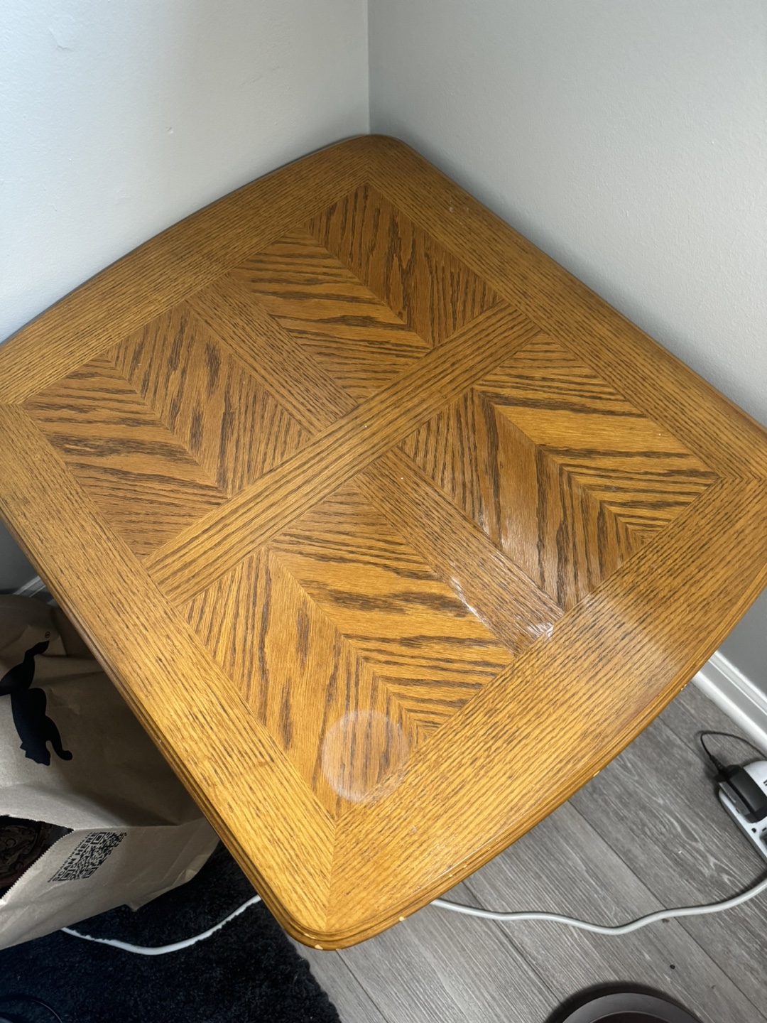 Wooden End Table