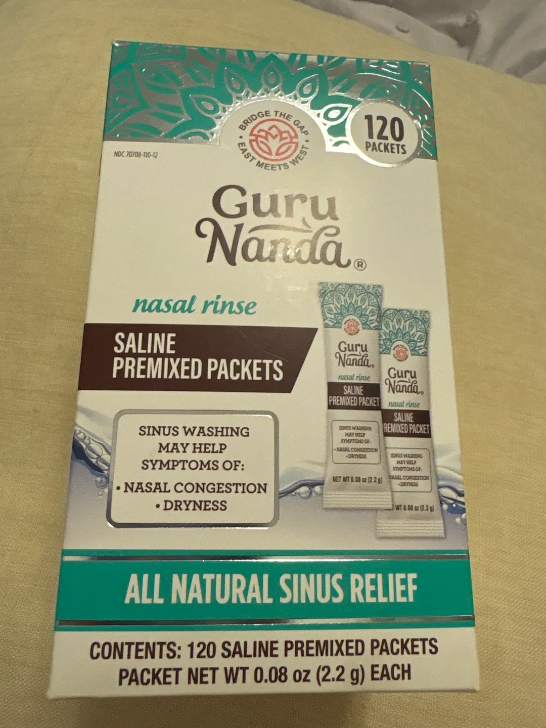 Guru Nanda Nasal Rinse Packets 🥕💚 image indicator(3)