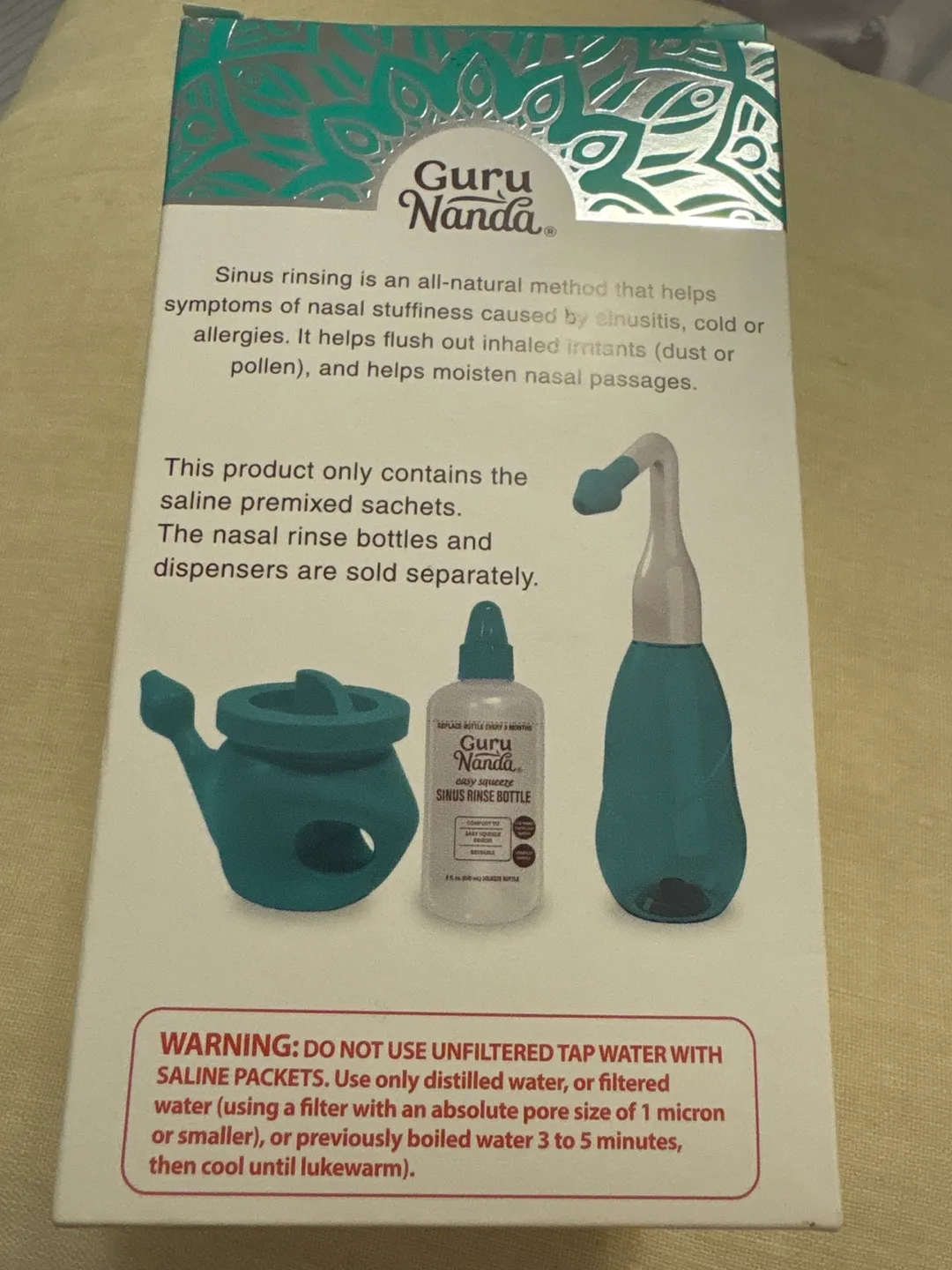 Guru Nanda Nasal Rinse Packets 🥕💚 image indicator(5)