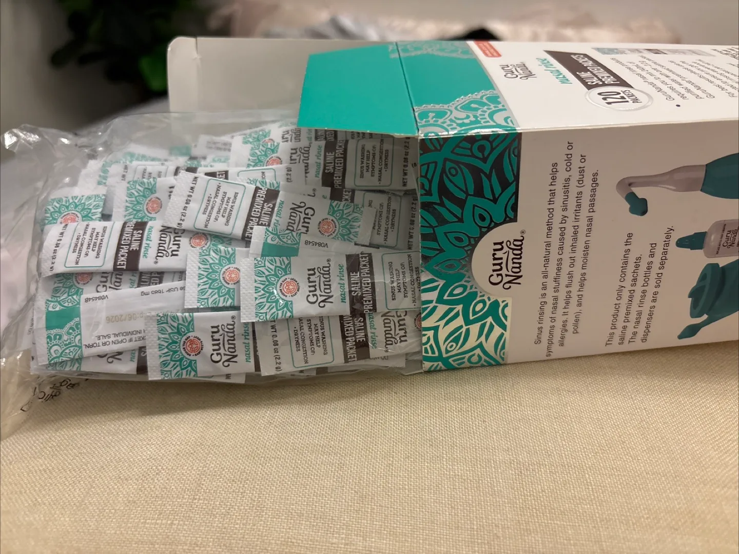 Guru Nanda Nasal Rinse Packets 🥕💚 image indicator(6)