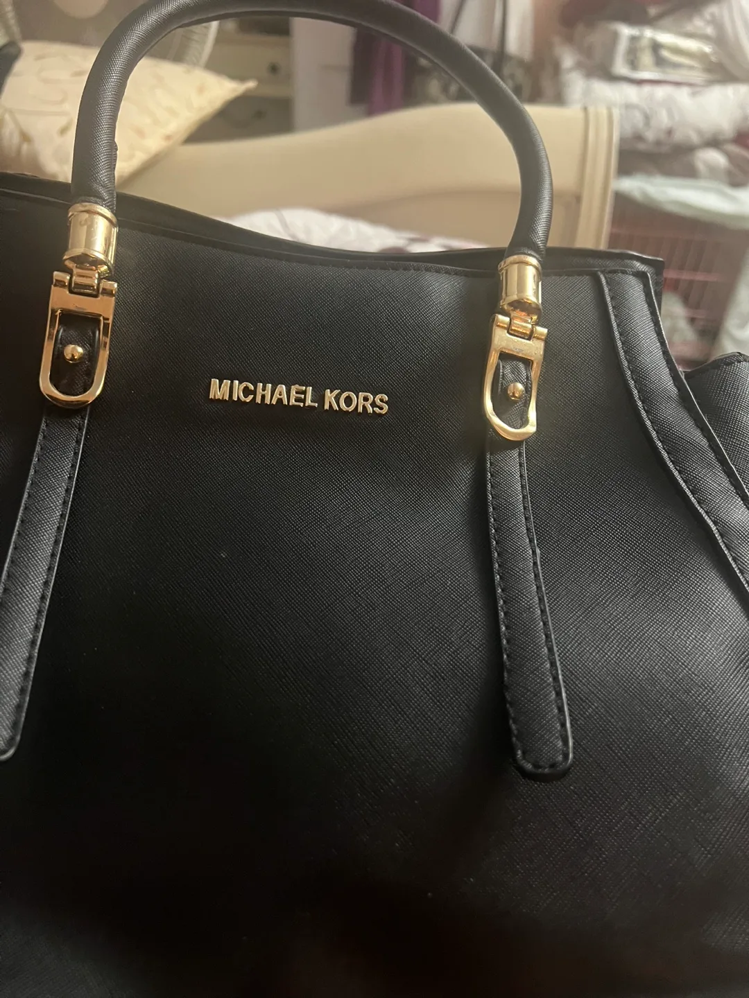 Michael Kors Black Handbag image indicator(3)