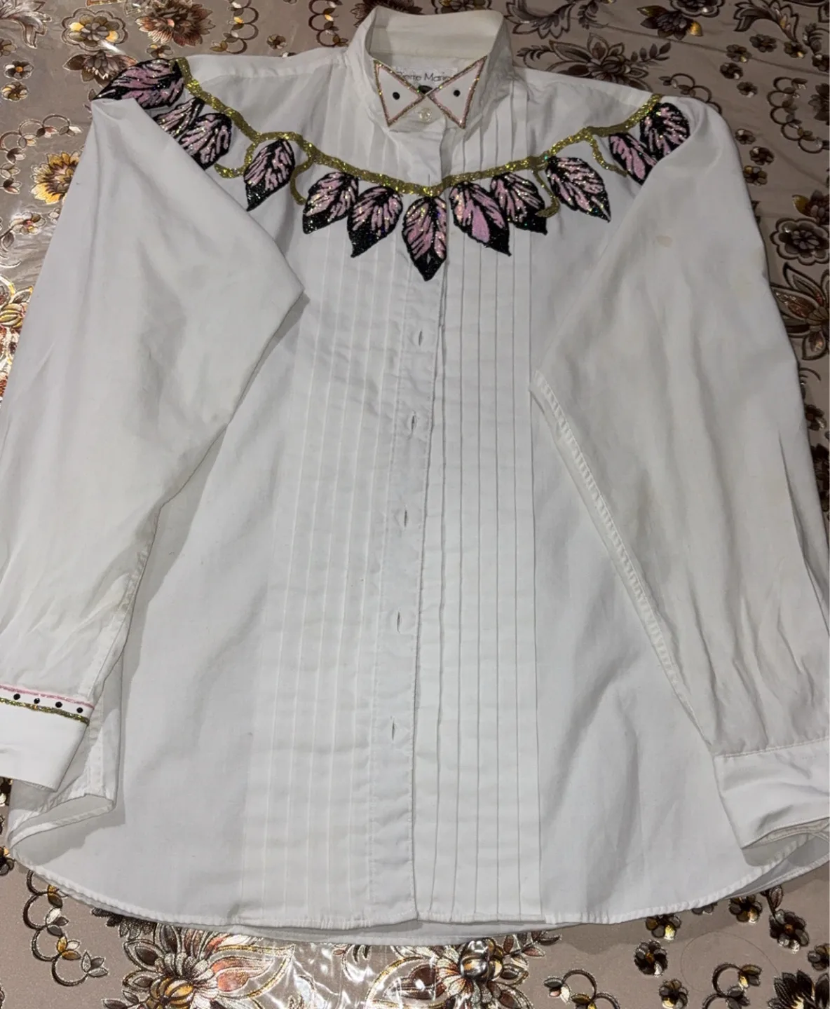Pierre Marie White Button Up Shirt thumbnail