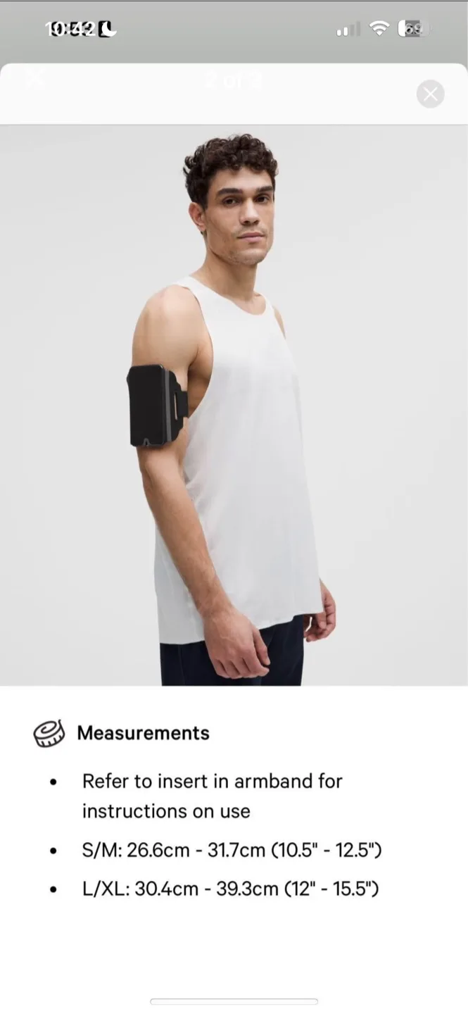 Lululemon Running Armband size S/M image indicator(2)