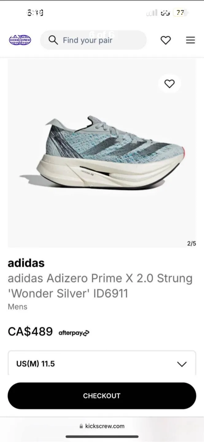 Adidas Adizero Prime X 2 Strung Running Shoes image indicator(6)