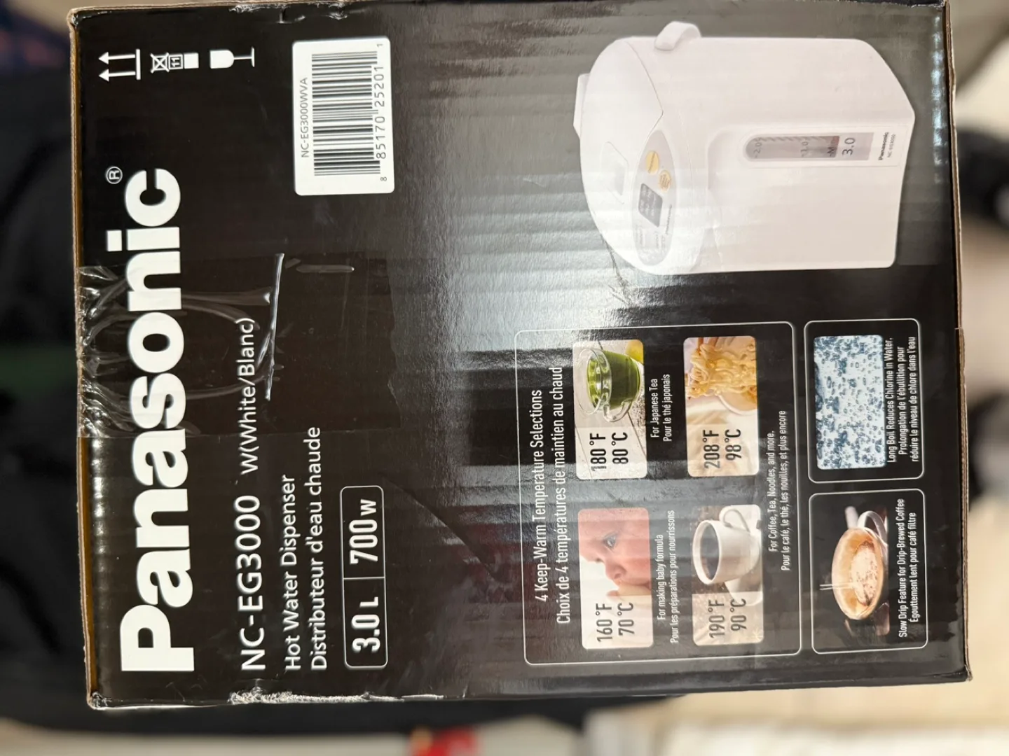 Panasonic Hot Water Dispenser image indicator(2)