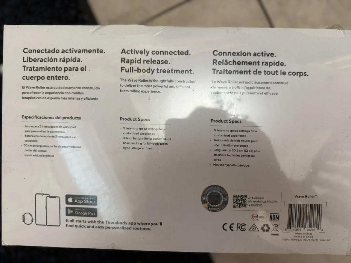 Theragun Wave Roller image indicator(3)