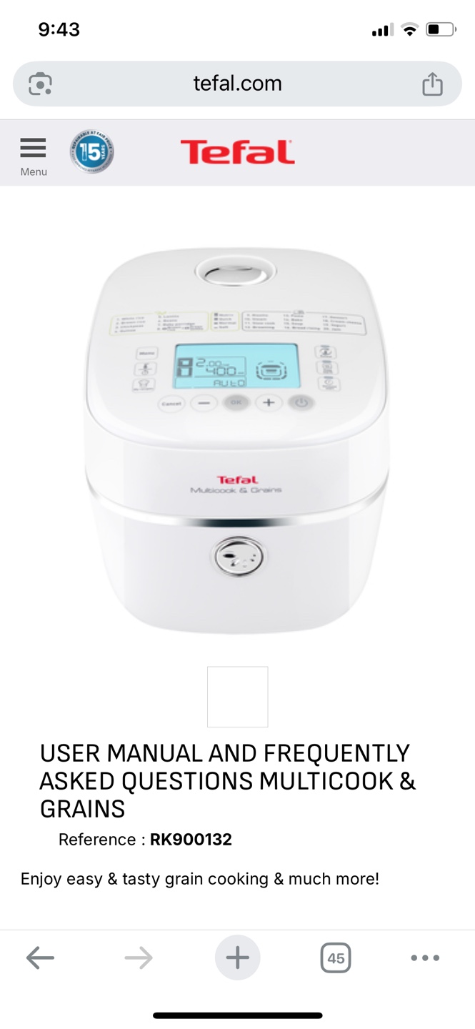 T-fal Multicook & Grains Cooker - photo 5