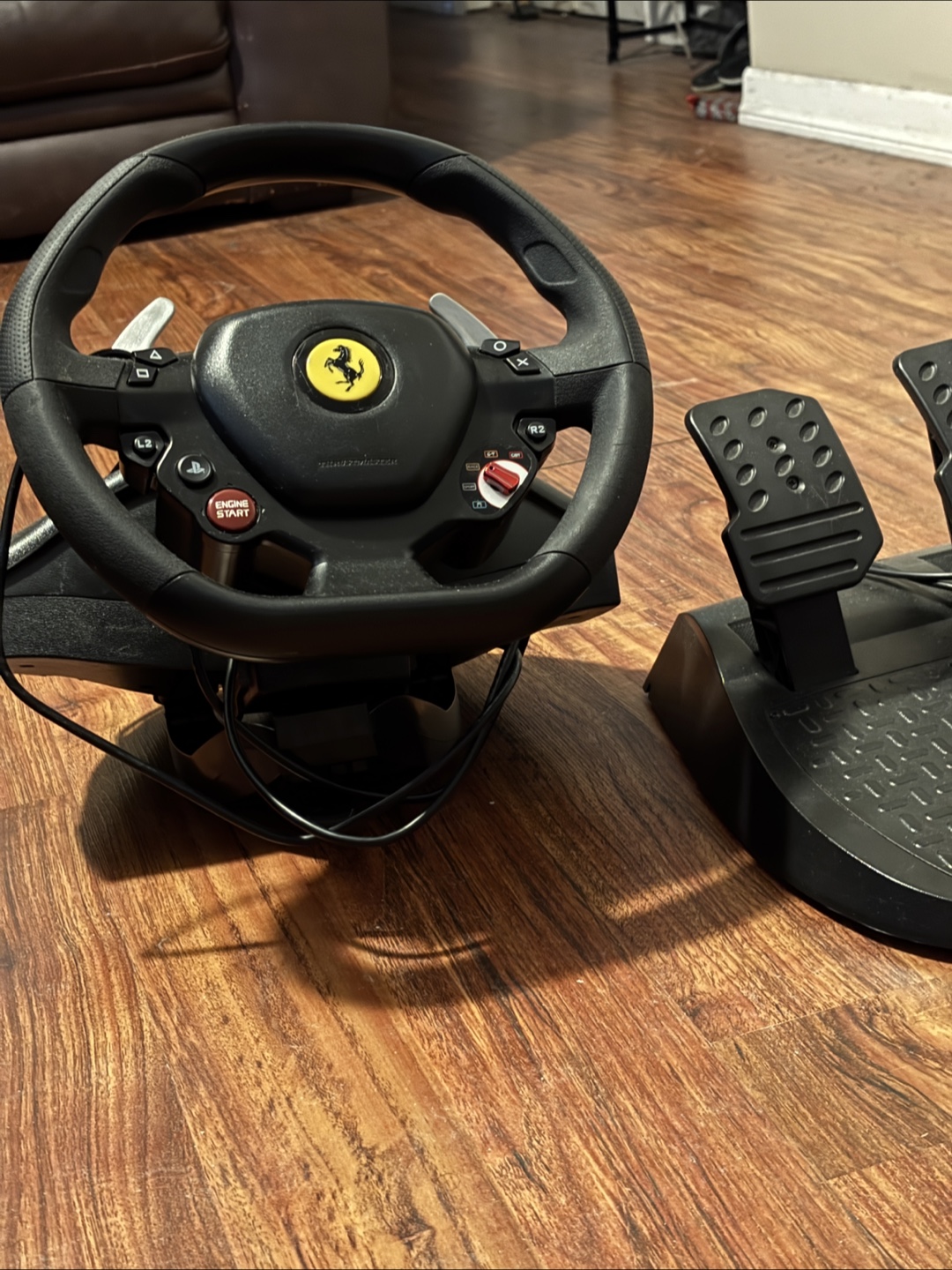 [Thrustmaster T80 GTB Steering Wheel + Pedals Racing Sim] - photo 4