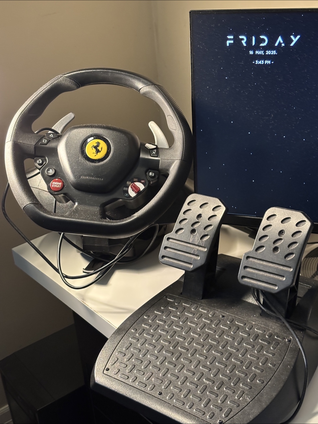 [Thrustmaster T80 GTB Steering Wheel + Pedals Racing Sim] - photo 5