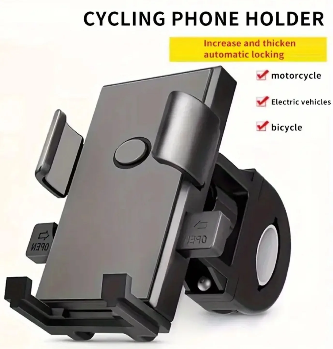 Motorcycle/Bicycle Mobile Phone Holder image indicator(6)