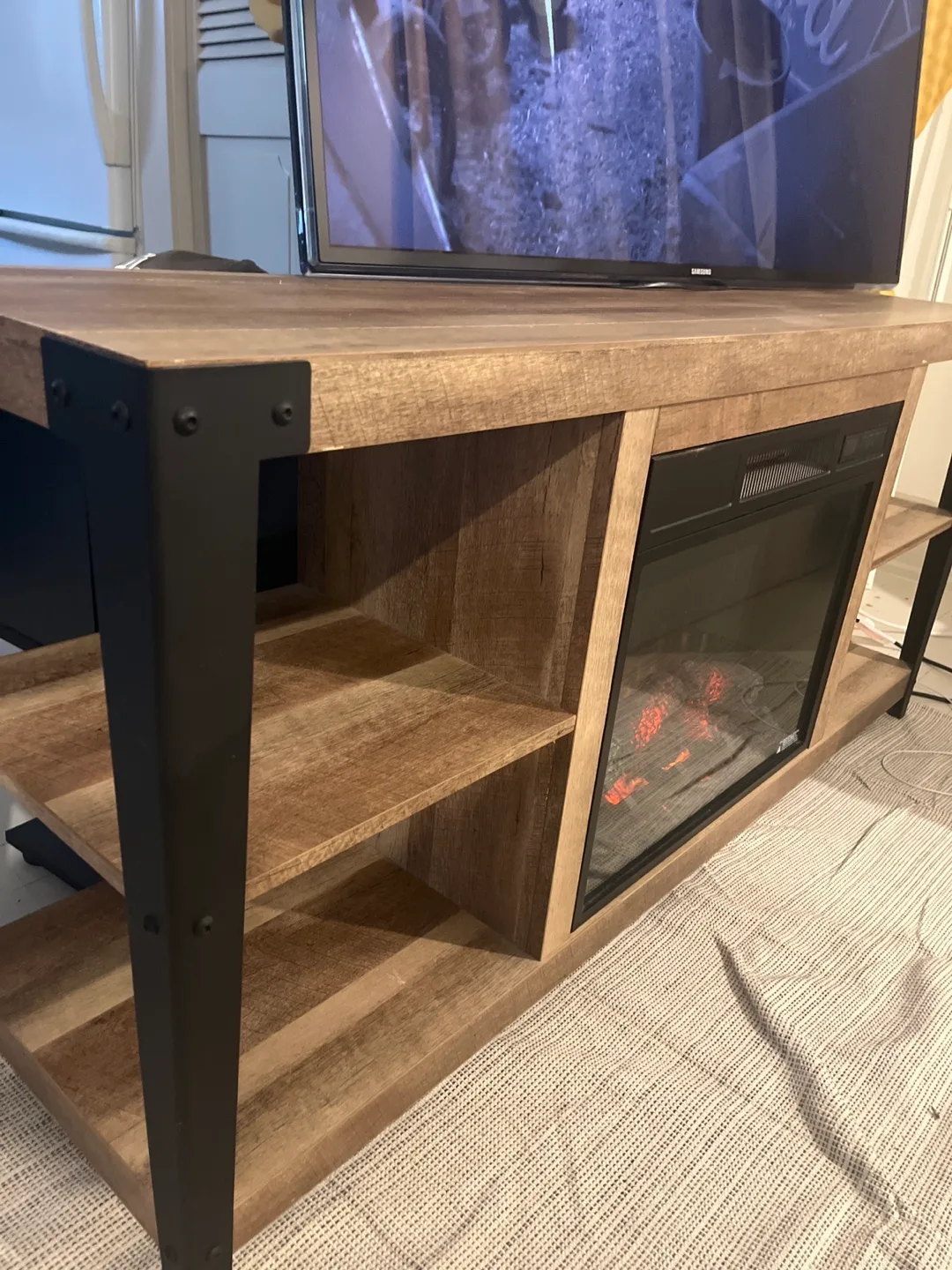 Entertainment Unit with Fireplace image indicator(2)