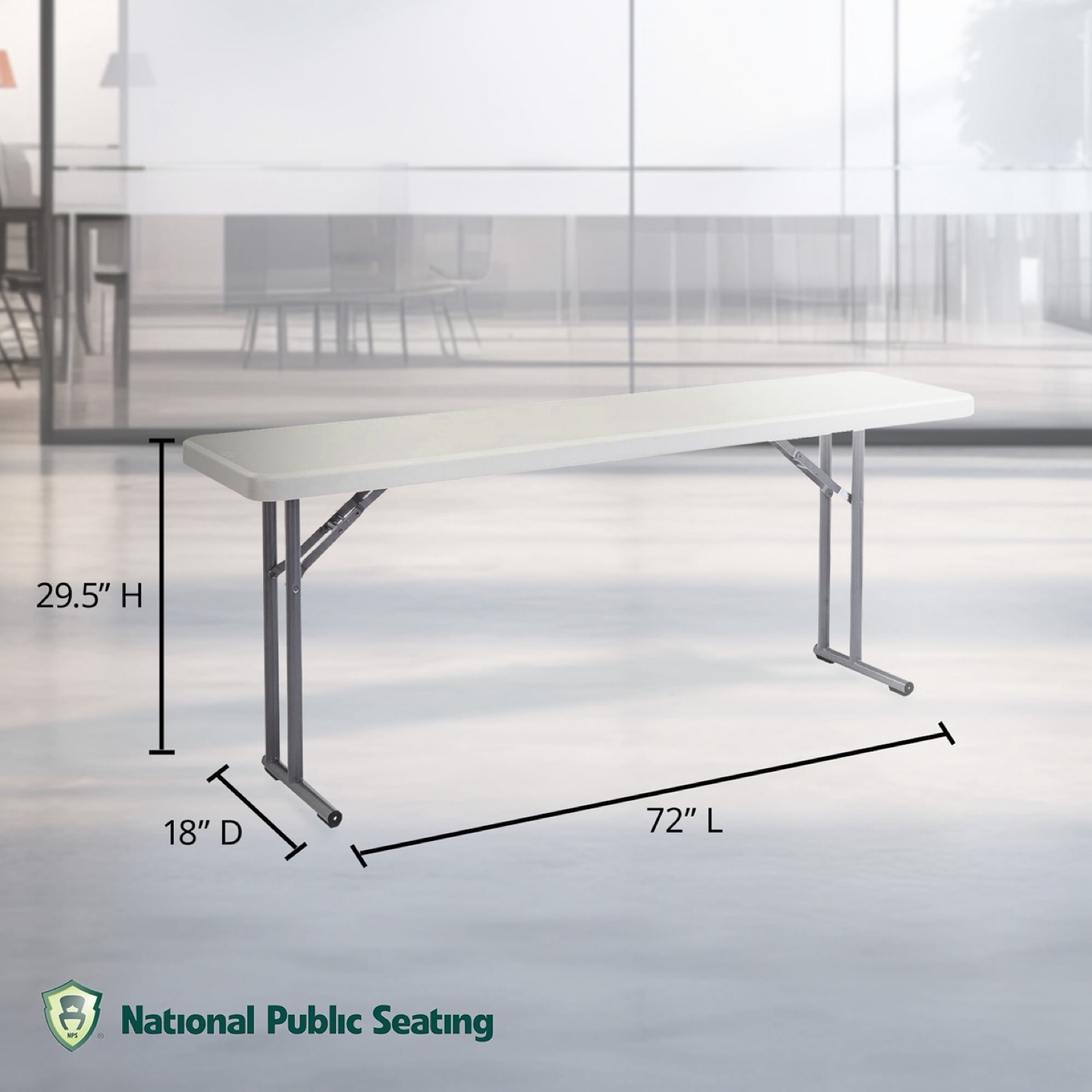 Foldable Rectangular Table - photo 2