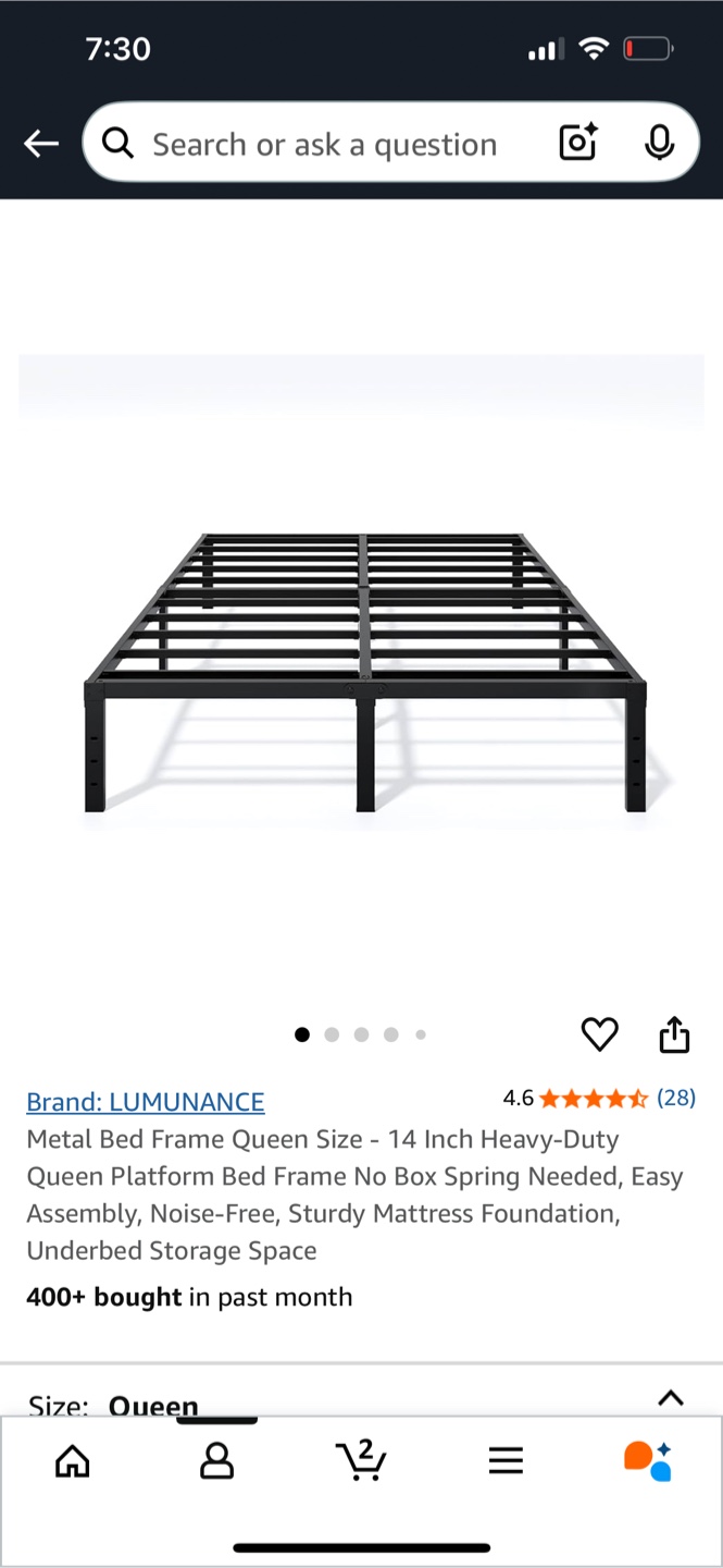 Queen Size Bed Frame