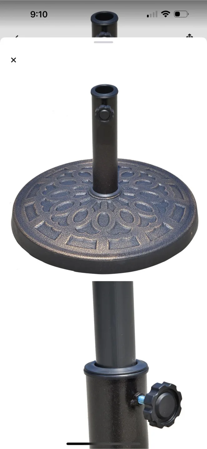Patio Umbrella Base and Umbrella Set image indicator(4)