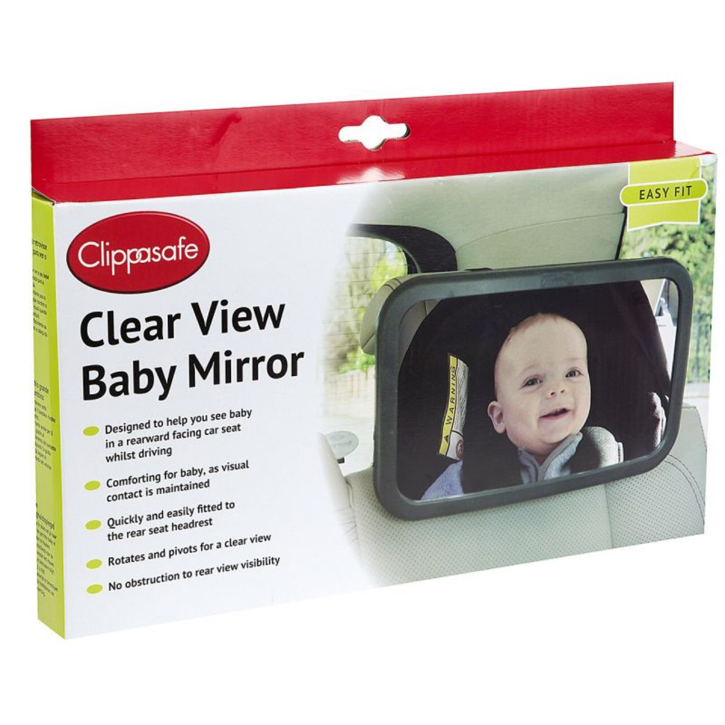 Clippasafe Clear View Baby Mirror
