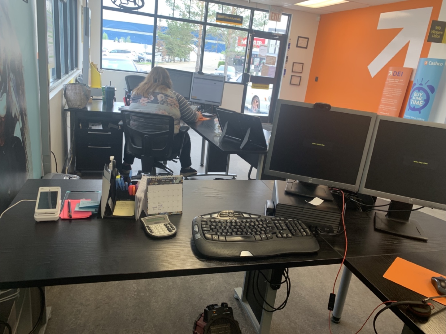 Black Computer Desk