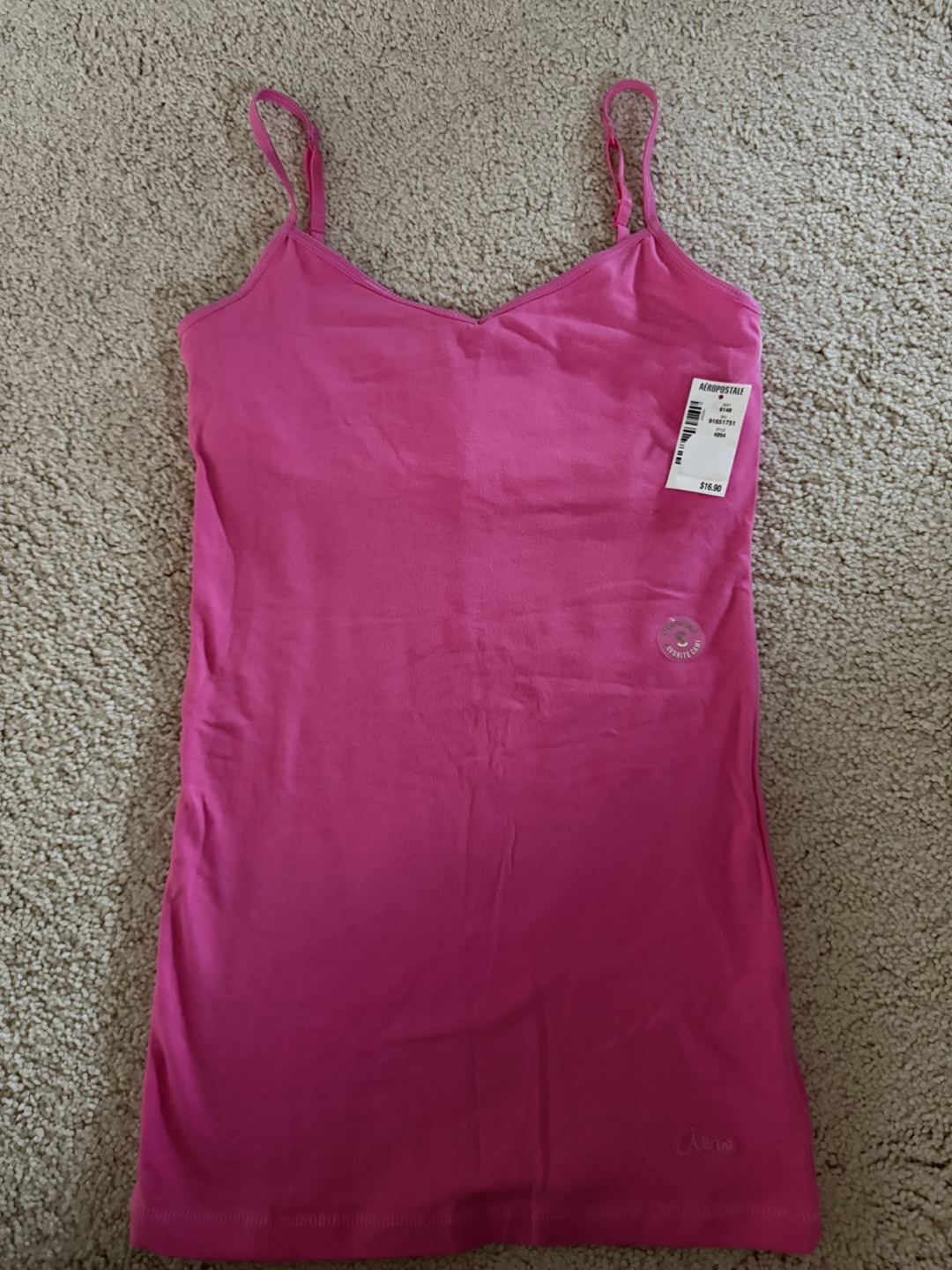 Aeropostale Pink Cami Tank Top, Size S/P