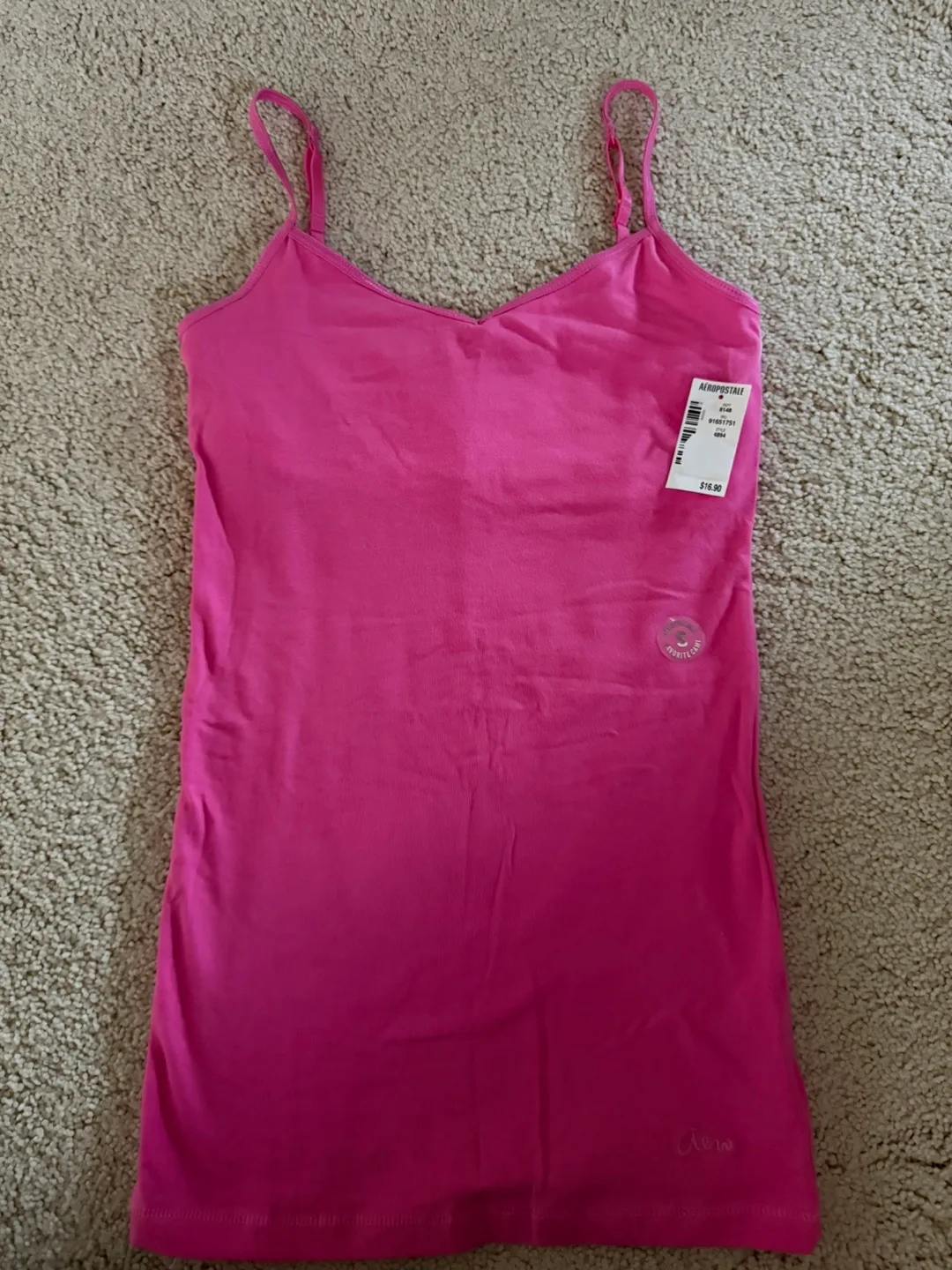 Aeropostale Pink Cami Tank Top, Size S/P