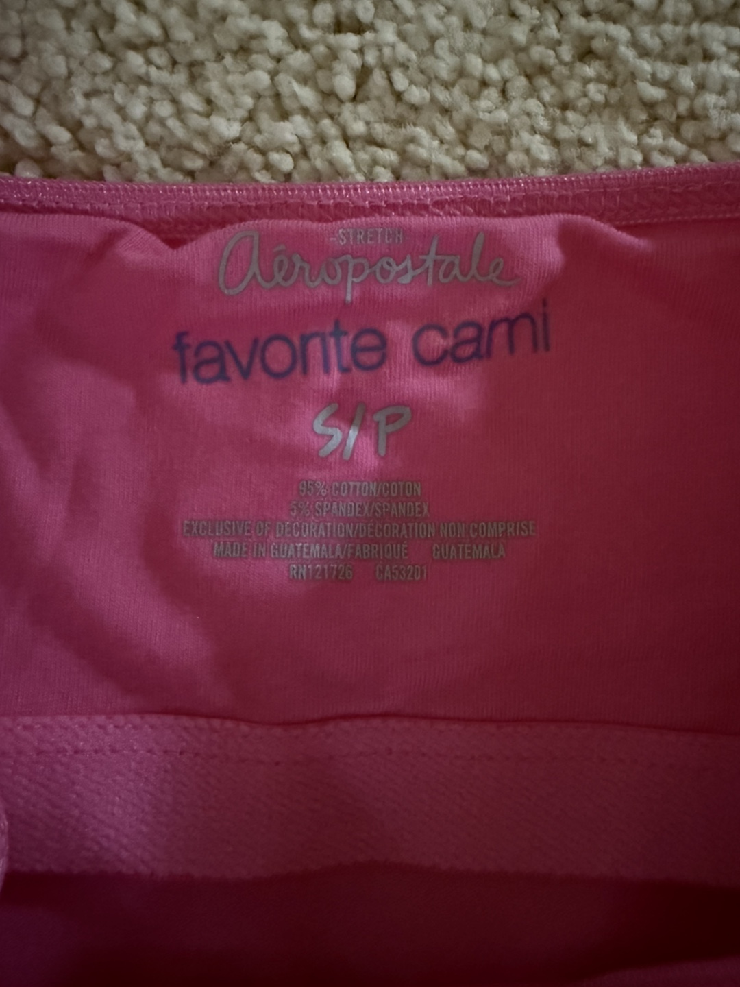 Aeropostale Pink Cami Tank Top, Size S/P - photo 2