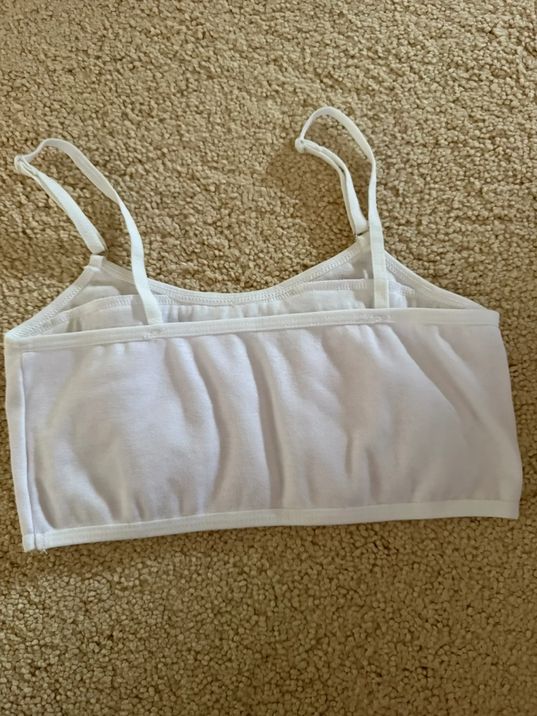 White Tank Bra Top image indicator(2)