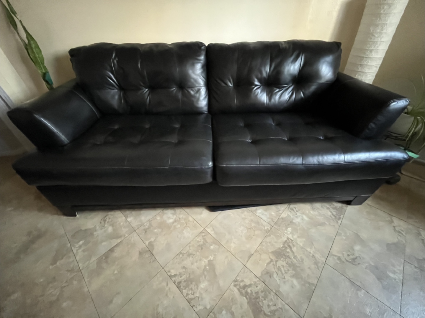 Black Loveseat and Sofa - photo 2