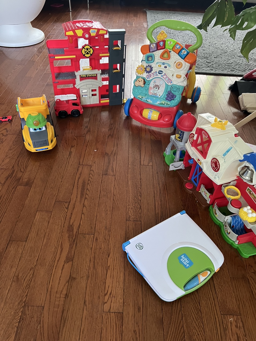 Bundle of colourful toys