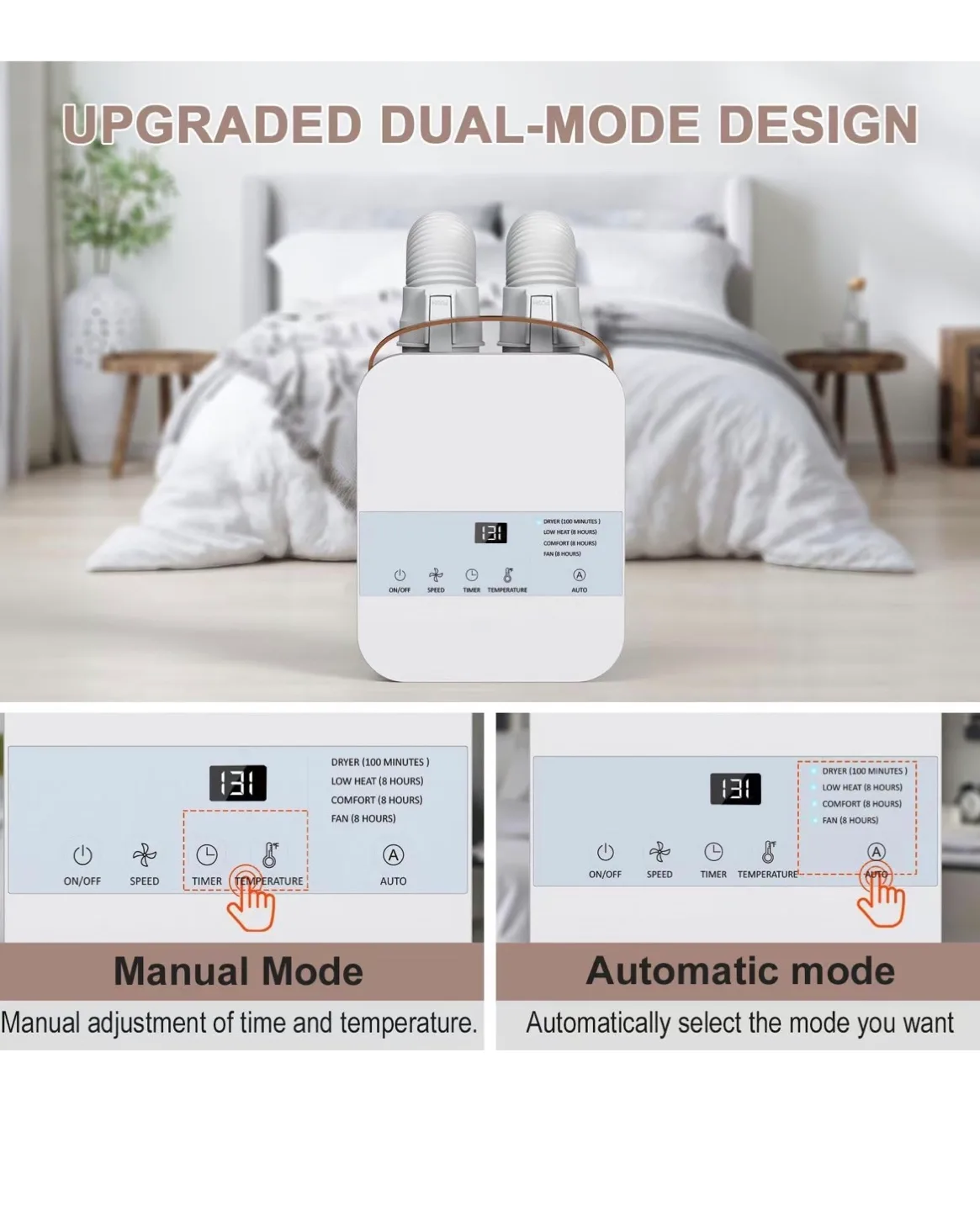 Portable Blanket Warmer and boot drier for Better Sleep image indicator(3)