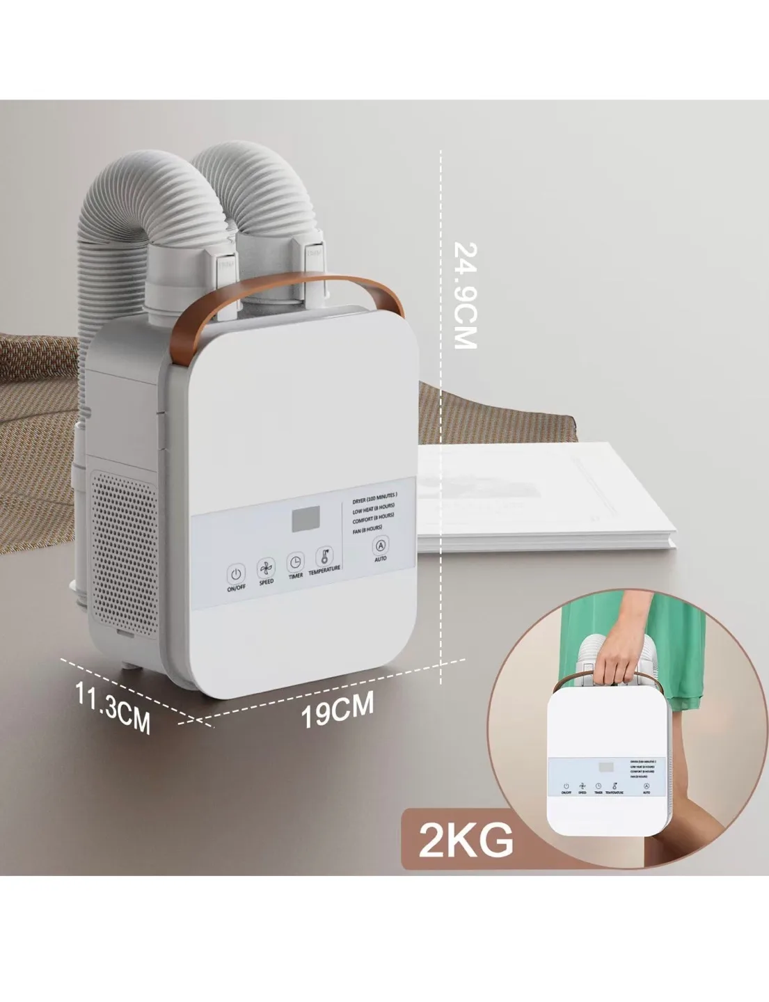 Portable Blanket Warmer and boot drier for Better Sleep image indicator(7)