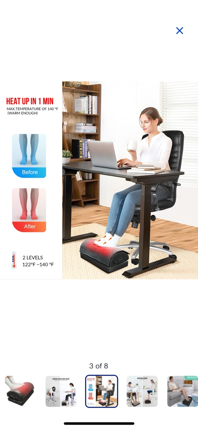 Electric Under Desk Foot Massager - photo 3