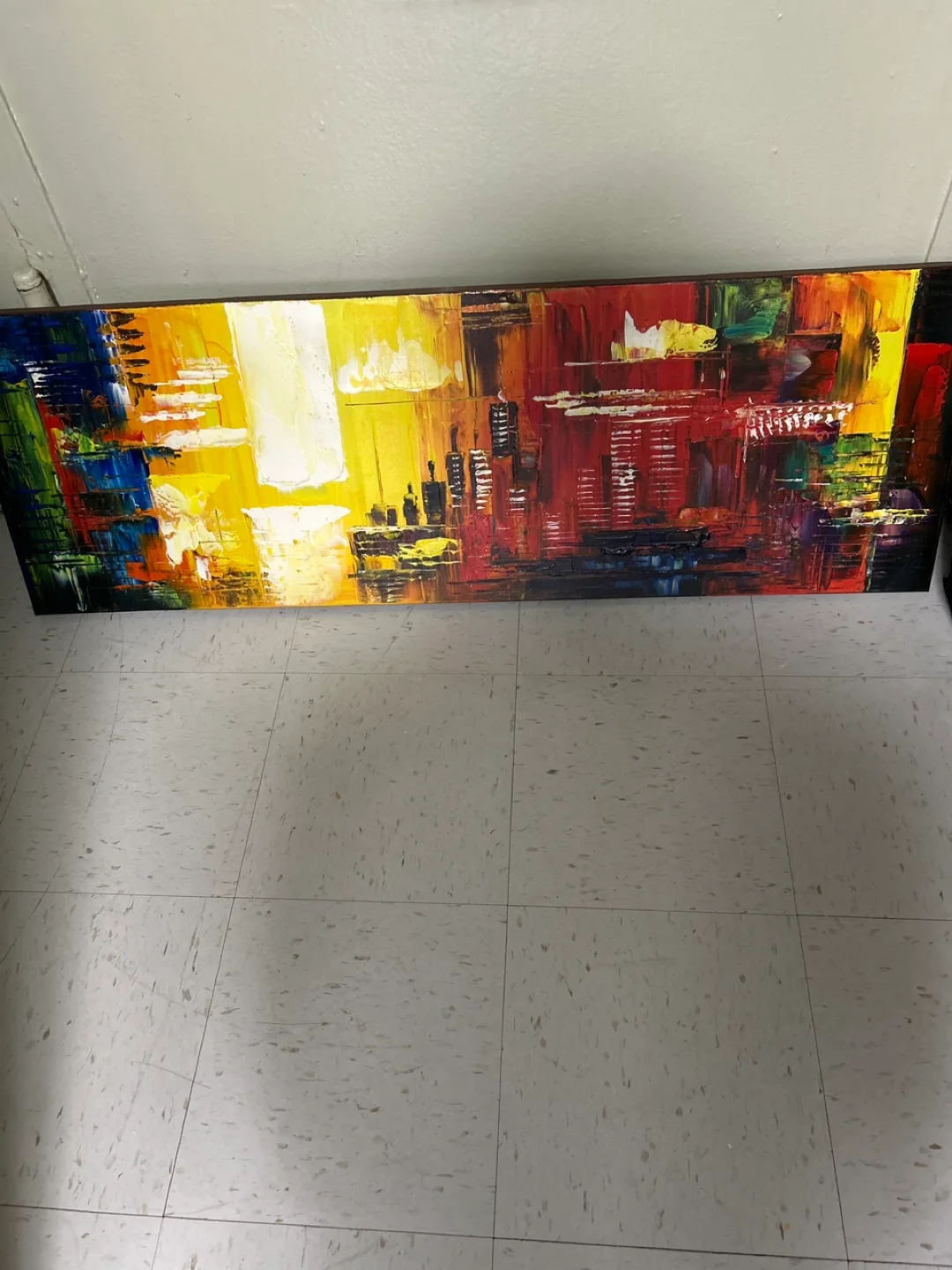 Abstract Cityscape Painting thumbnail