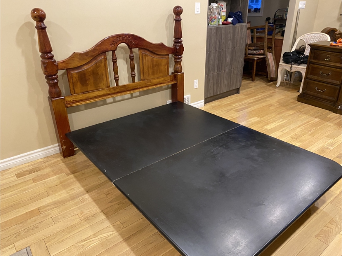 Double / Full Size Bed Frame with Wood Headboard (CAN DELIVER) - photo 2