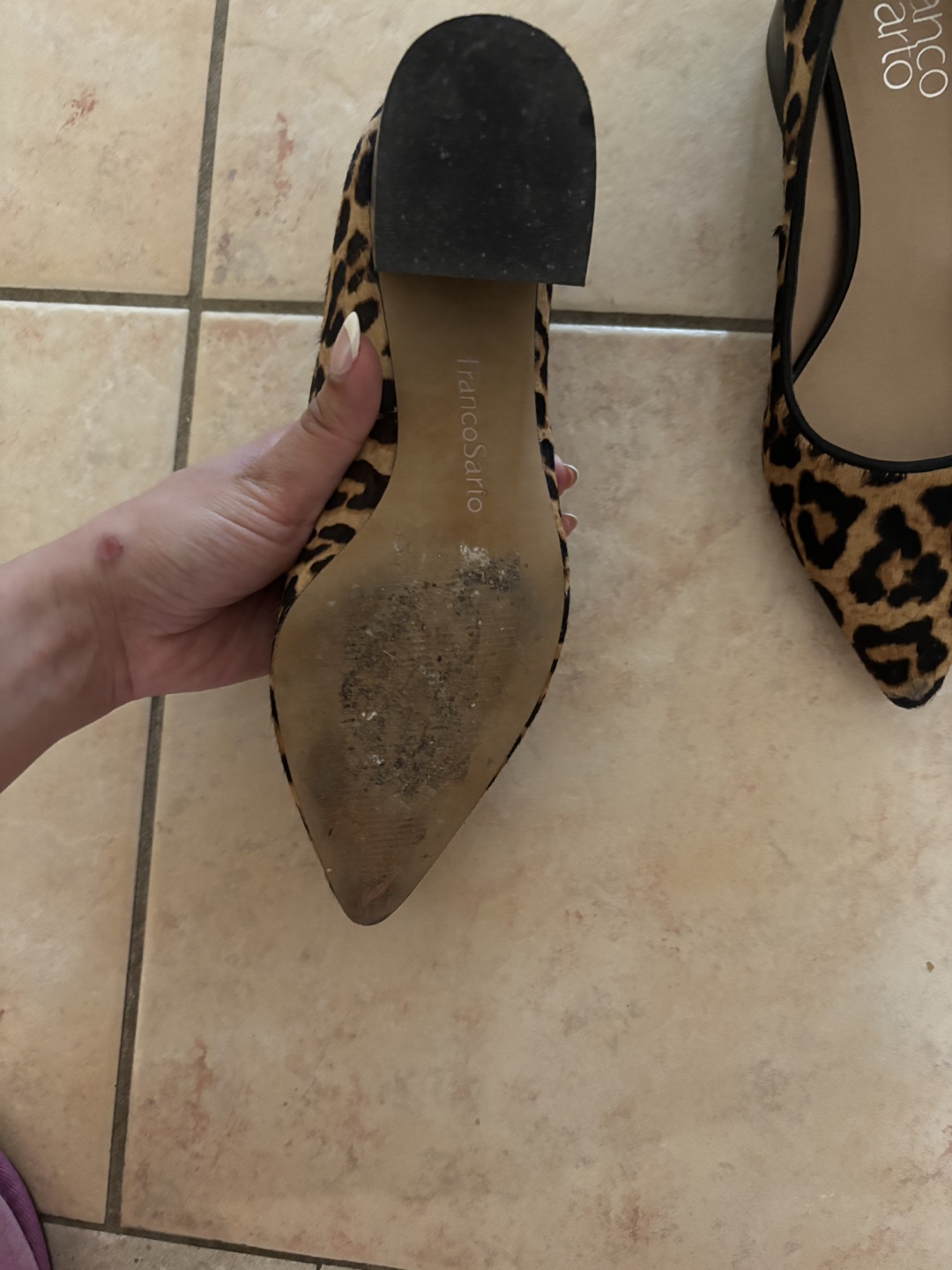 Franco Sarto Leopard Print Heels - photo 3