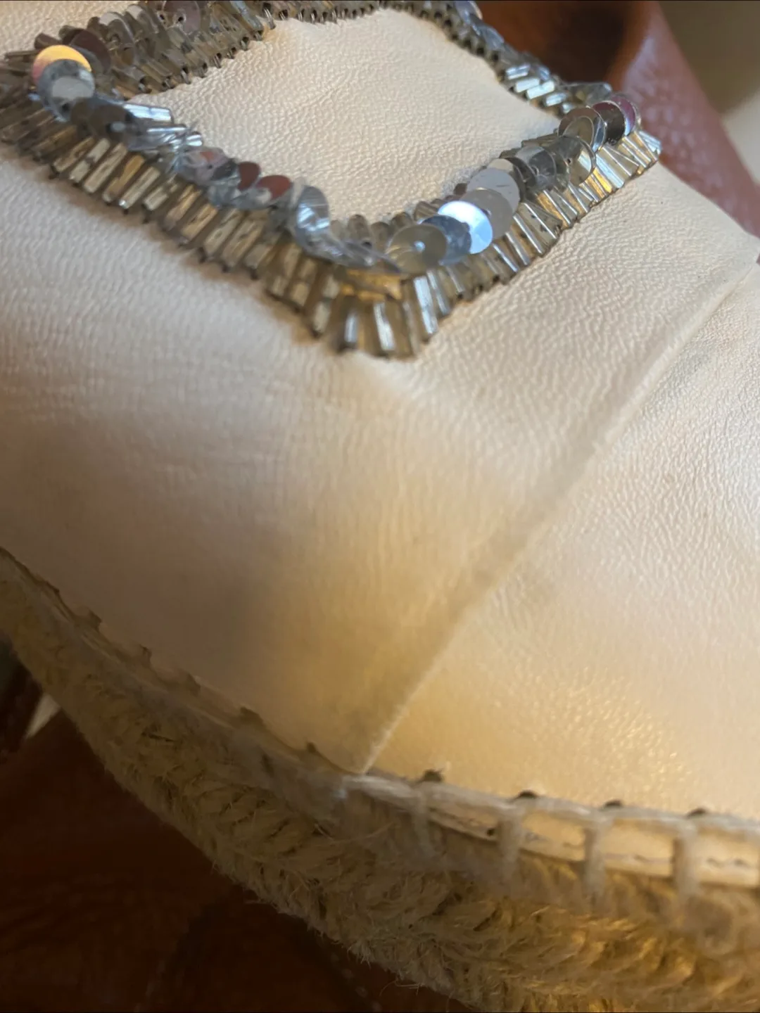 Roger Vivier Paris White Espadrilles image indicator(6)