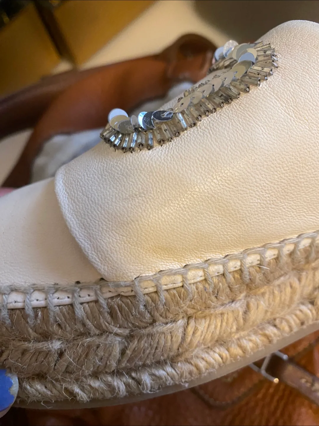 Roger Vivier Paris White Espadrilles image indicator(7)