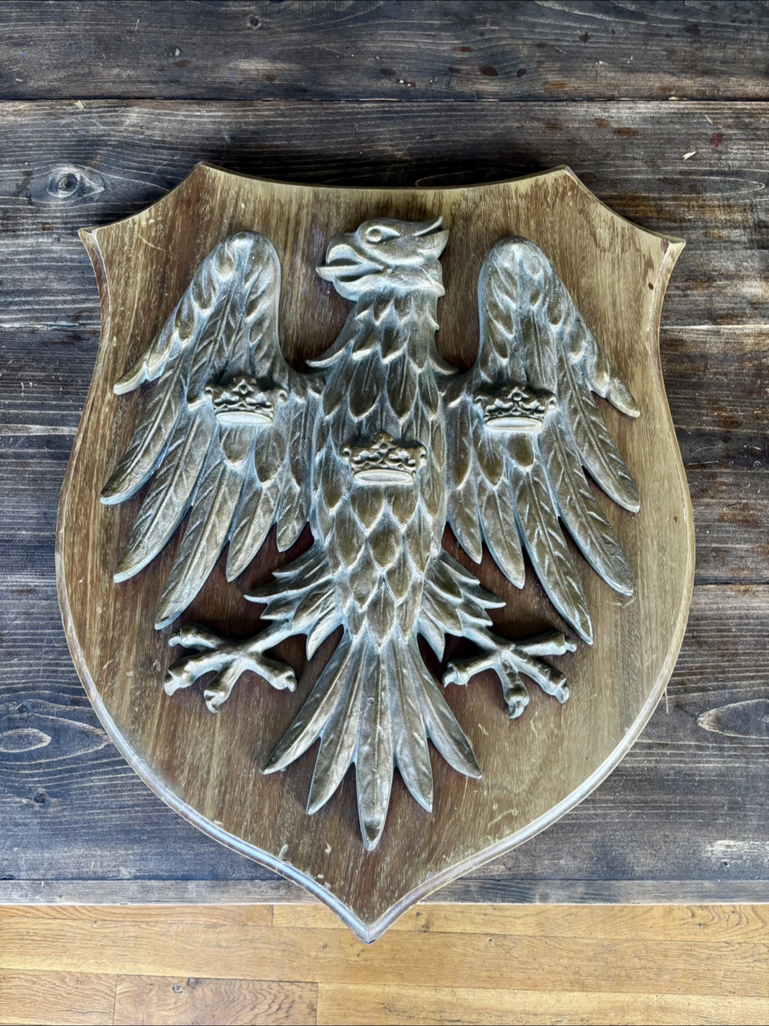 Vintage Eagle Emblem Wall Decor - photo 2