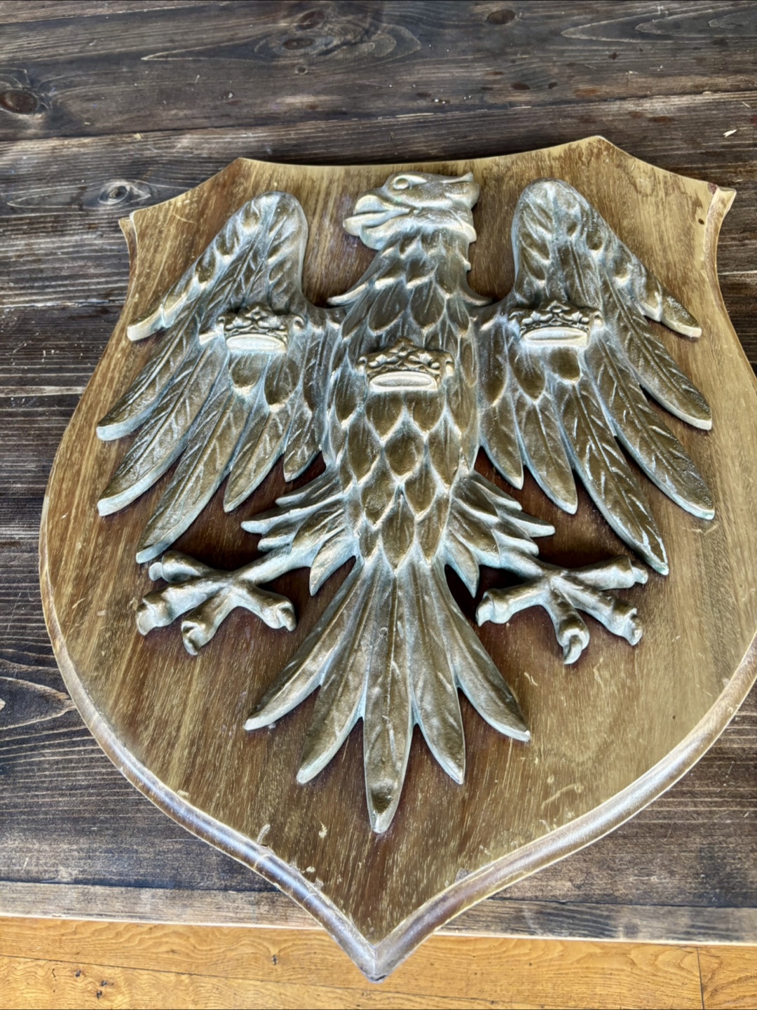 Vintage Eagle Emblem Wall Decor - photo 5