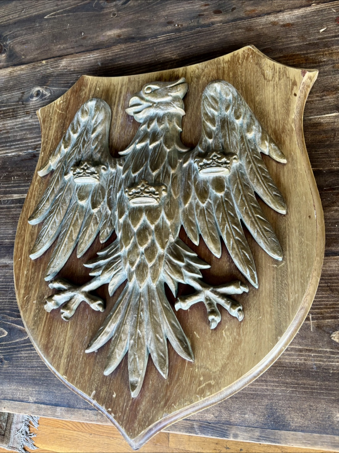 Vintage Eagle Emblem Wall Decor - photo 3