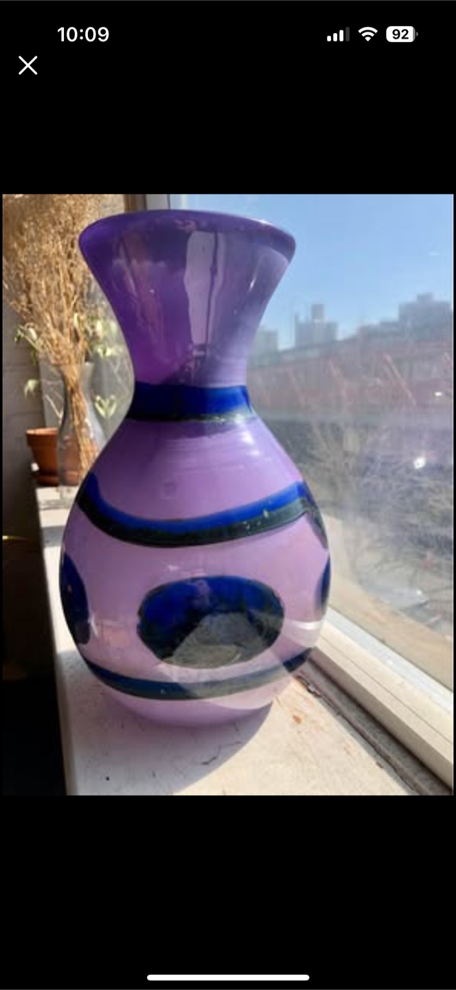 Purple Glass Vase - photo 4