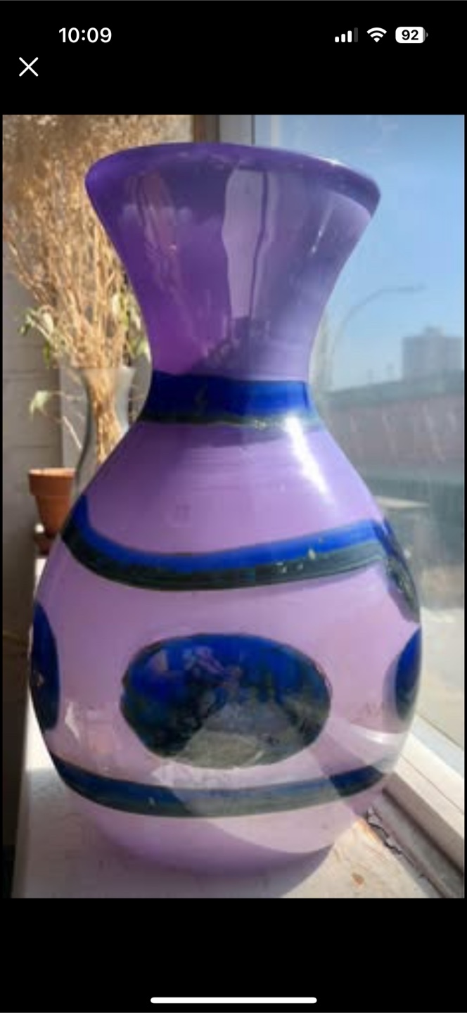 Purple Glass Vase - photo 5
