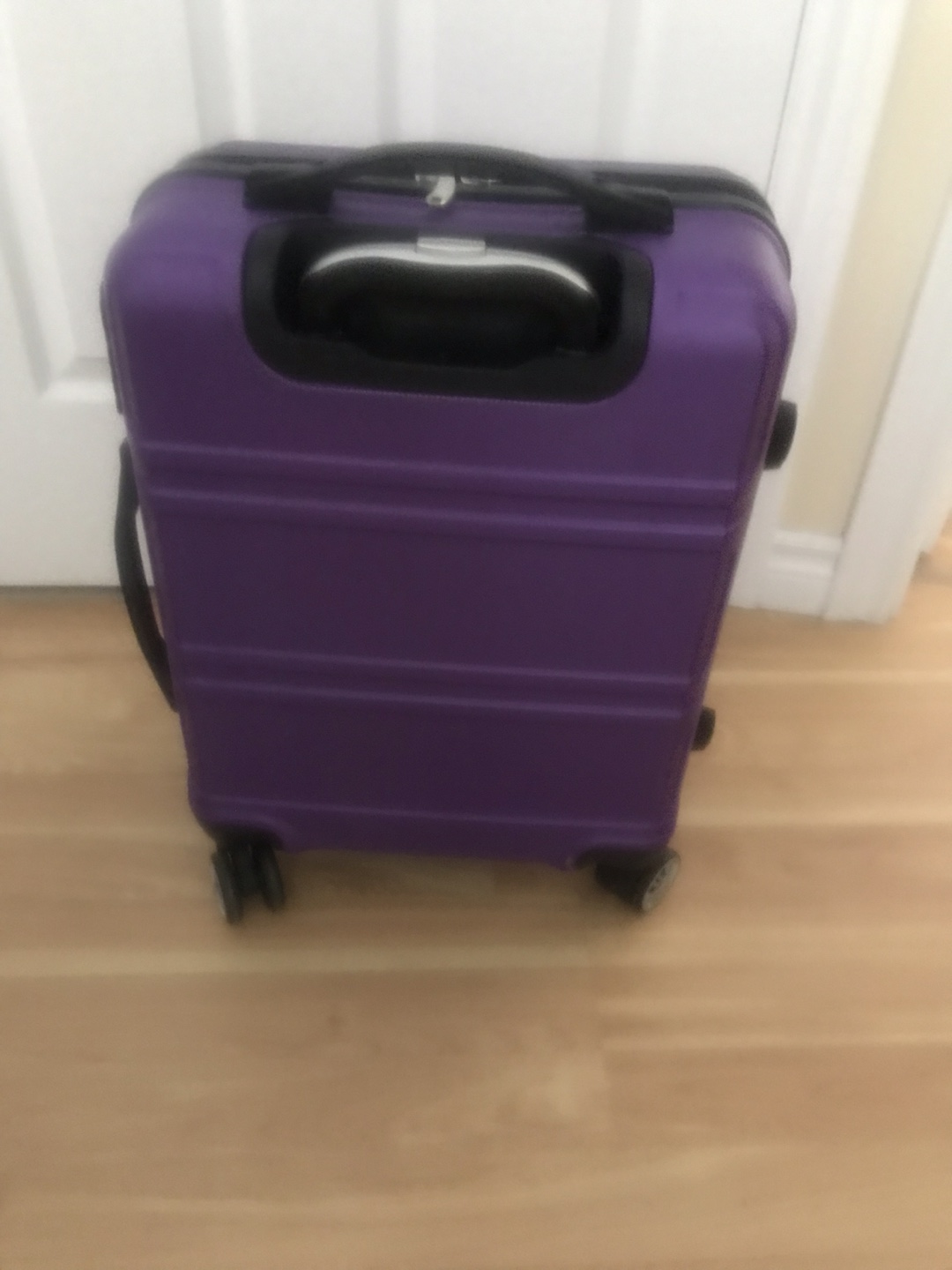 Purple Hard Shell Luggage Set - photo 3