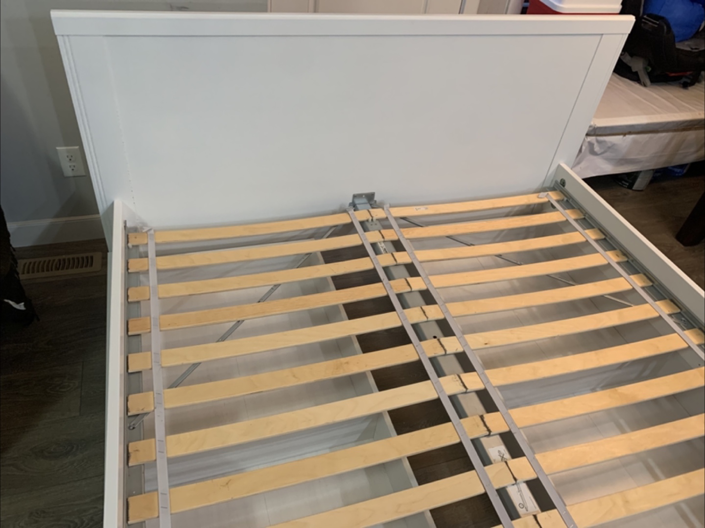 White Queen Bed Frame - photo 2