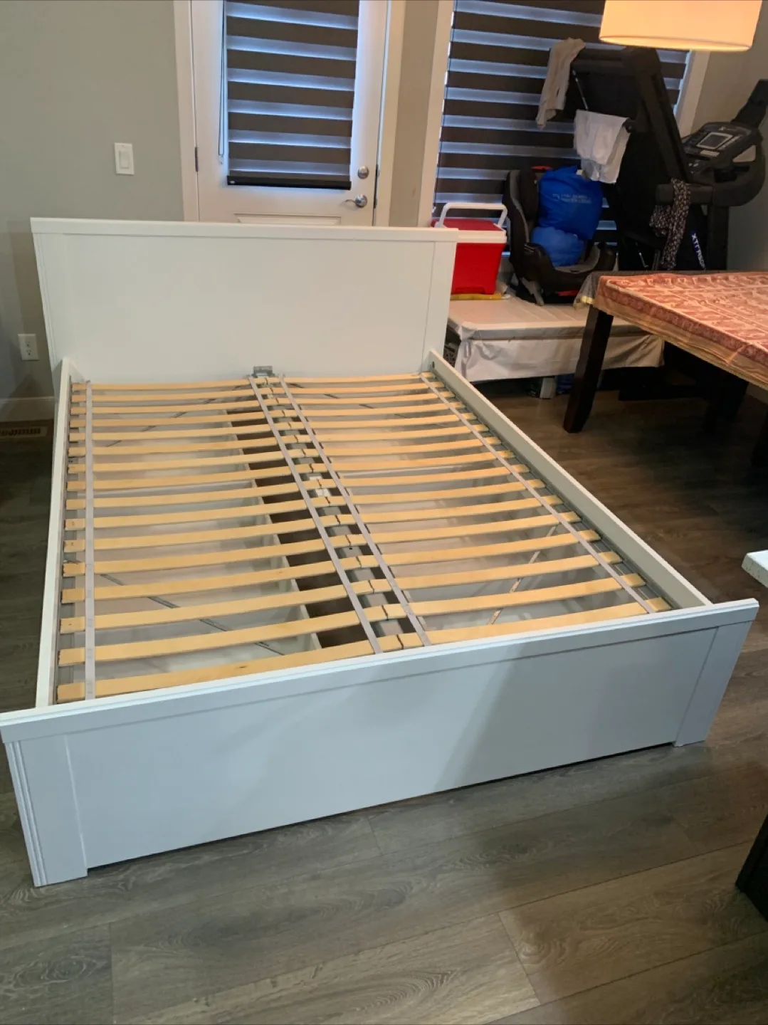 White Queen Bed Frame thumbnail