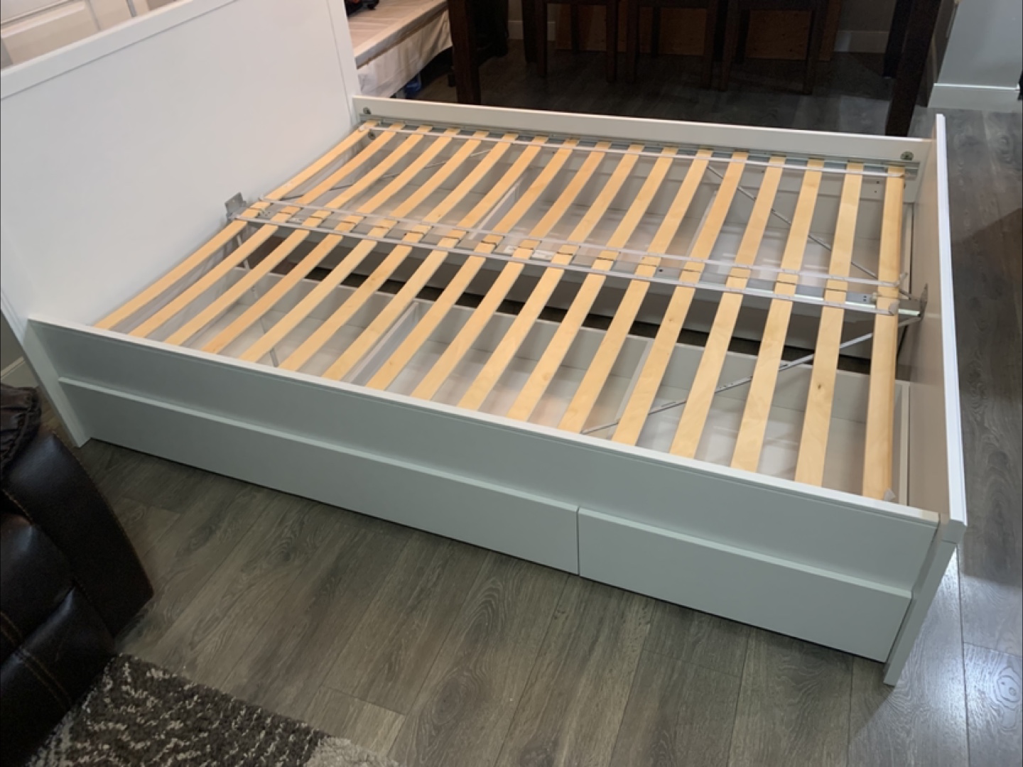 White Queen Bed Frame - photo 4