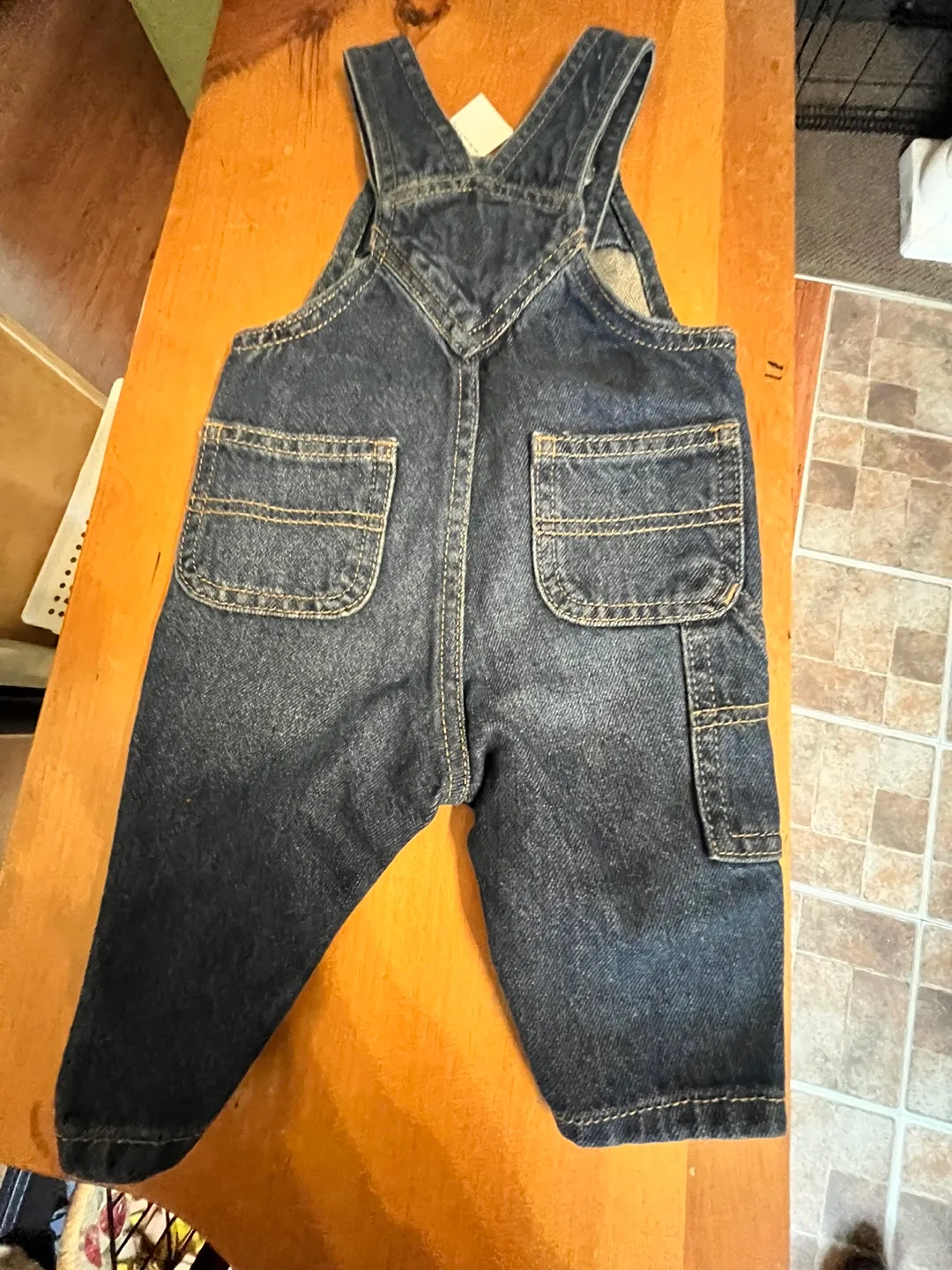 Baby Denim Overalls 0-3M image indicator(3)