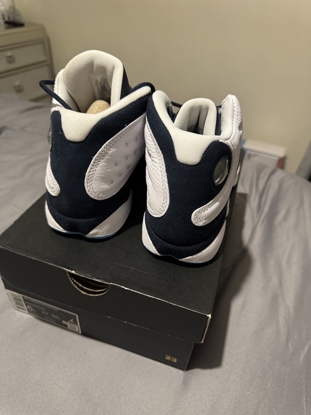 Air Jordan 13 Retro White Midnight Navy - photo 3