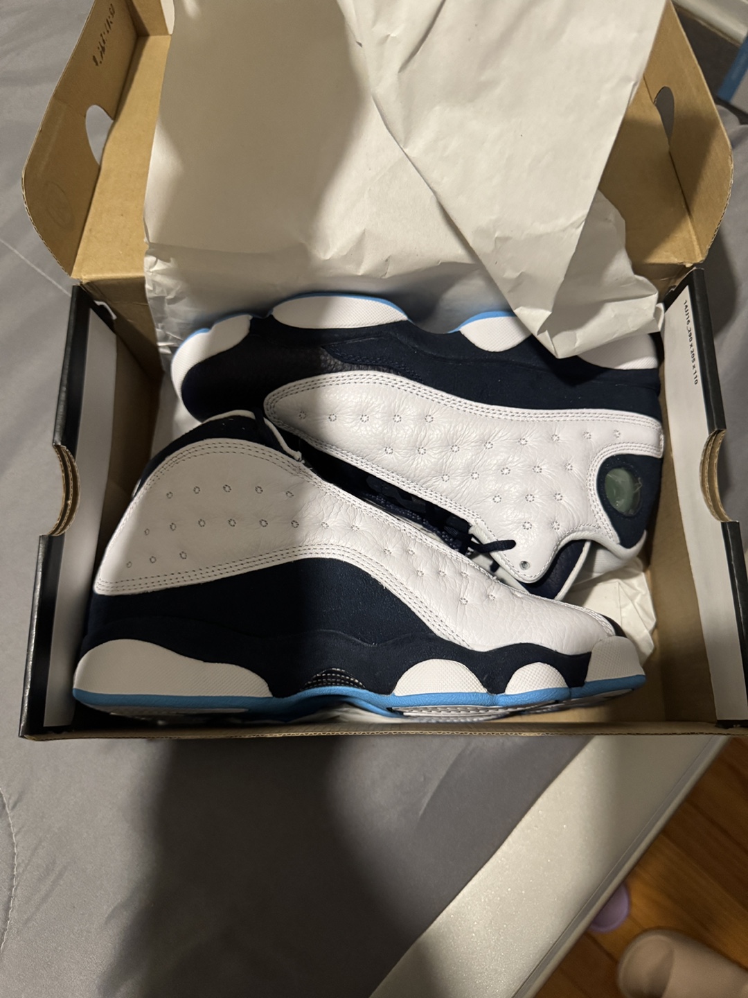 Air Jordan 13 Retro White Midnight Navy - photo 4