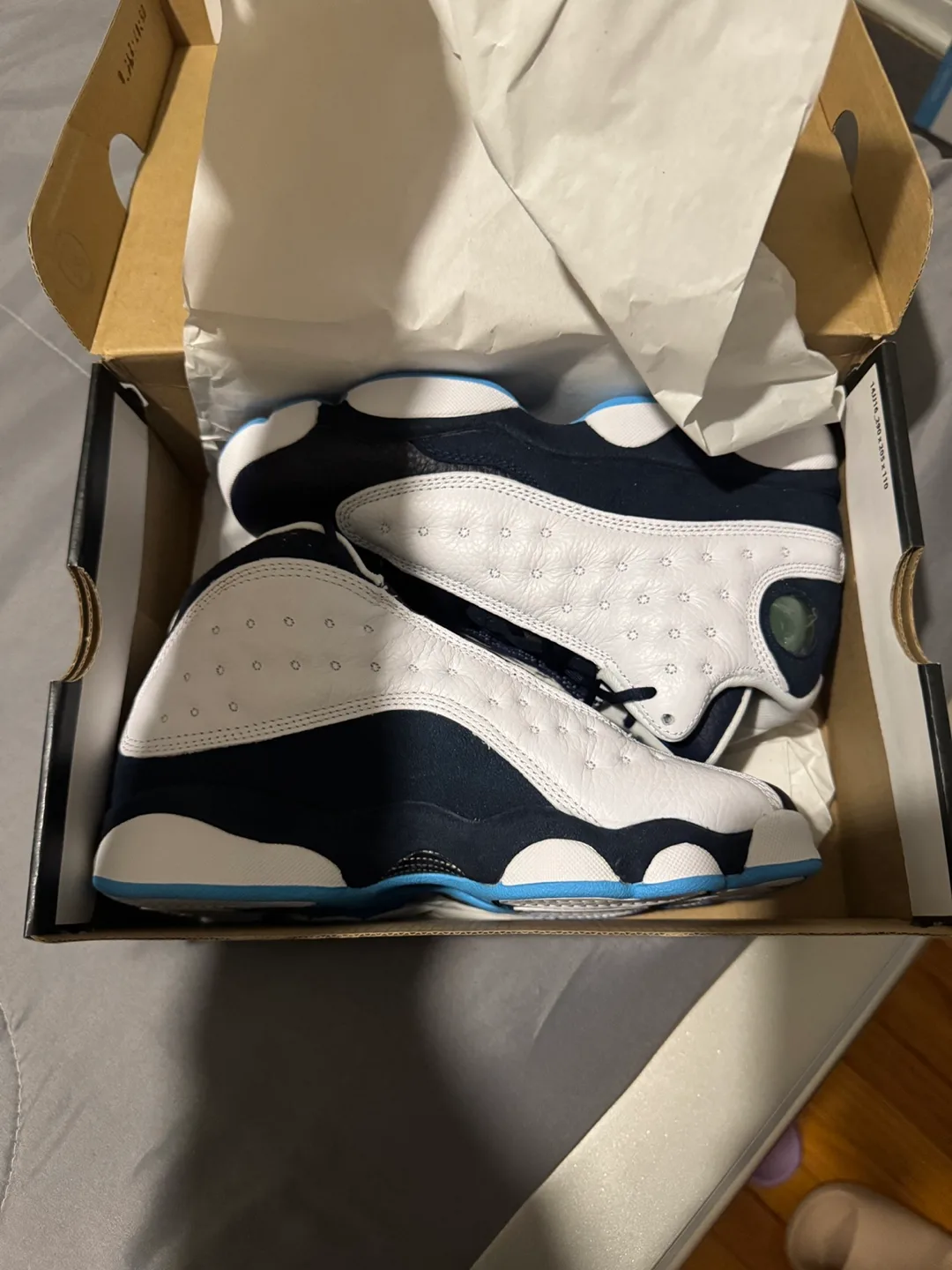 Air Jordan 13 Retro White Midnight Navy image indicator(4)