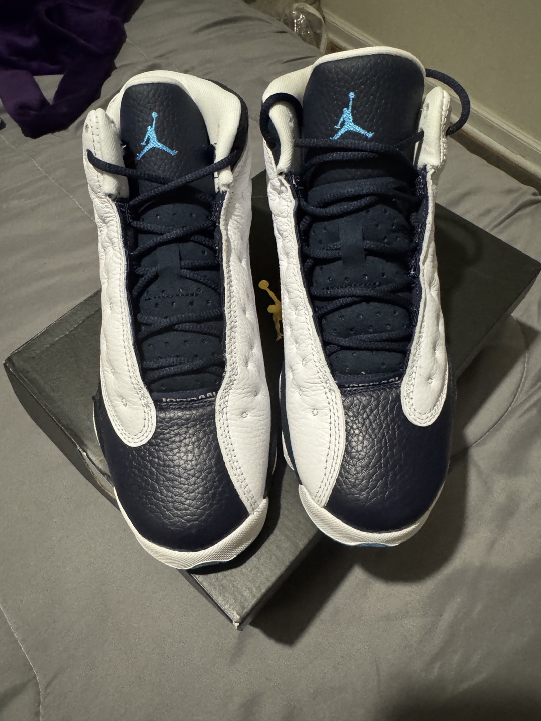 Air Jordan 13 Retro White Midnight Navy - photo 2